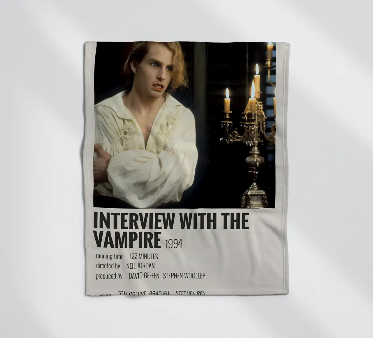 INTERVIEW WITH THE VAMPIRE 1994 coperta in pile da MVFminimalist