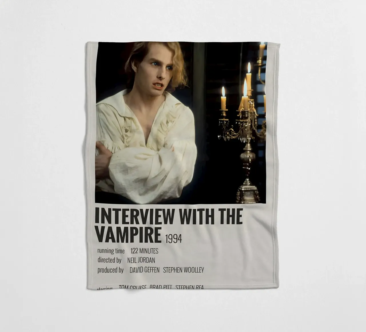 INTERVIEW WITH THE VAMPIRE 1994 coperta in pile da MVFminimalist