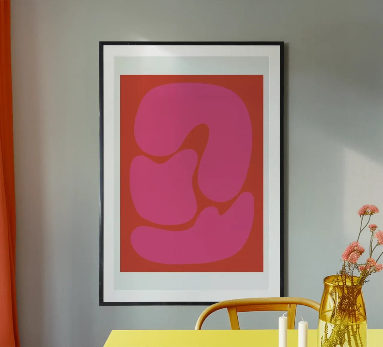 Two Colors 3 Hahnemühle von Mottos by Sinan Saydik