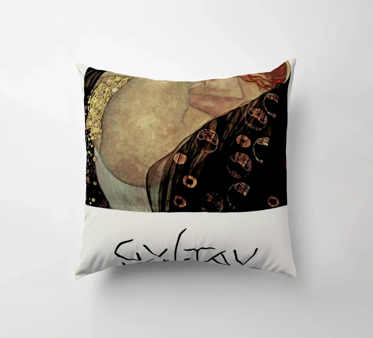 Klimt - Danae cuscino da Vintage by JUNIQE