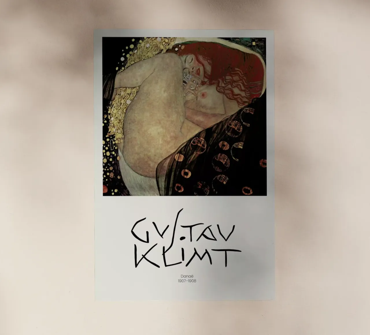 Klimt - Danae pellicola backlit da Vintage by JUNIQE