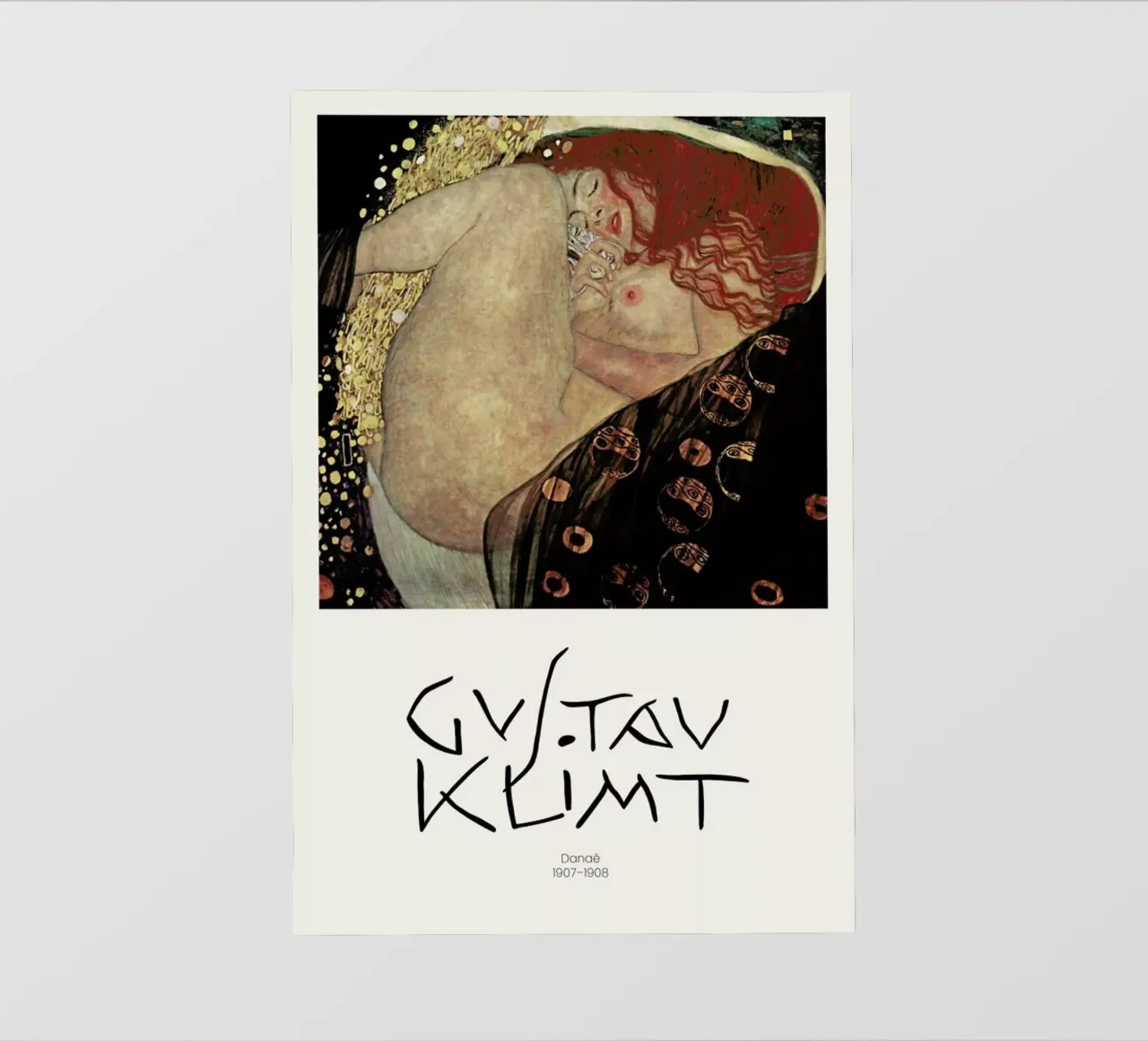 Klimt - Danae pellicola backlit da Vintage by JUNIQE