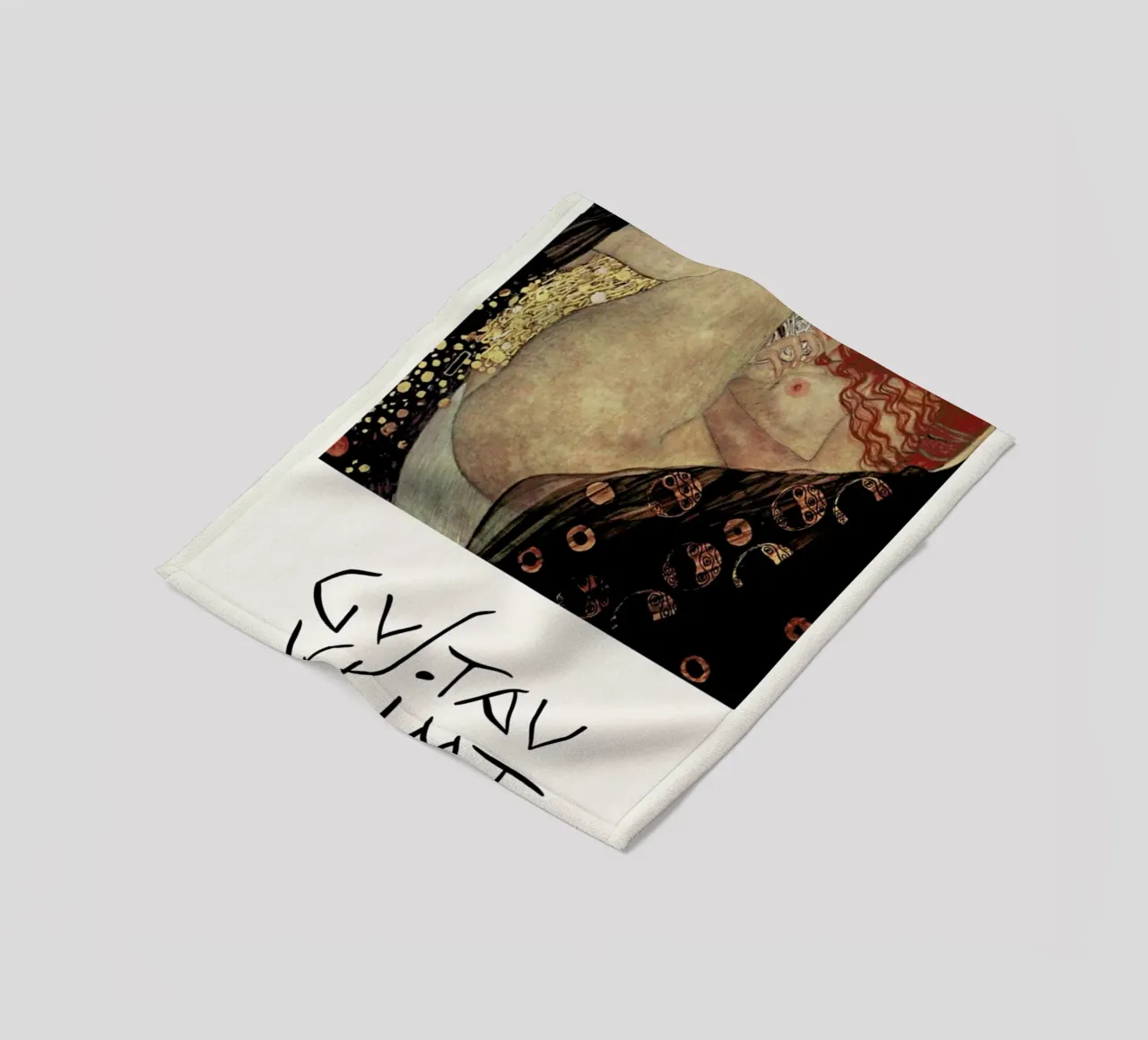 Klimt - Danae fleece blanket by Vintage by JUNIQE