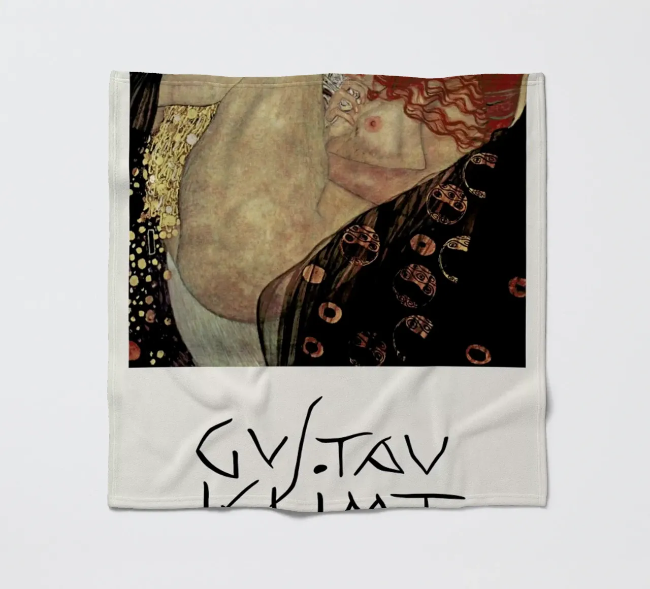 Klimt - Danae fleece blanket by Vintage by JUNIQE