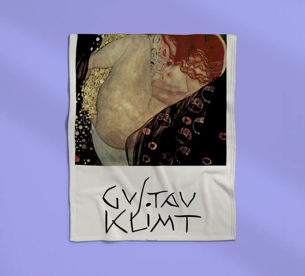 Klimt - Danae fleece blanket by Vintage by JUNIQE