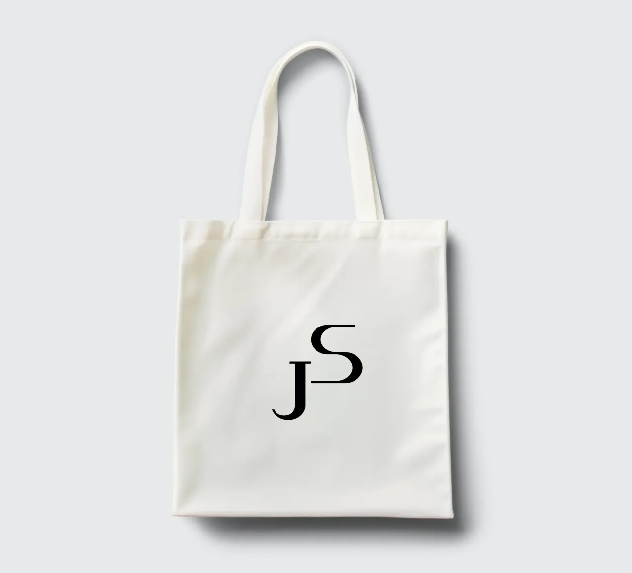 J & S Monogram - Arte e idee regalo personalizzate borsa in juta da StrindesignStudio