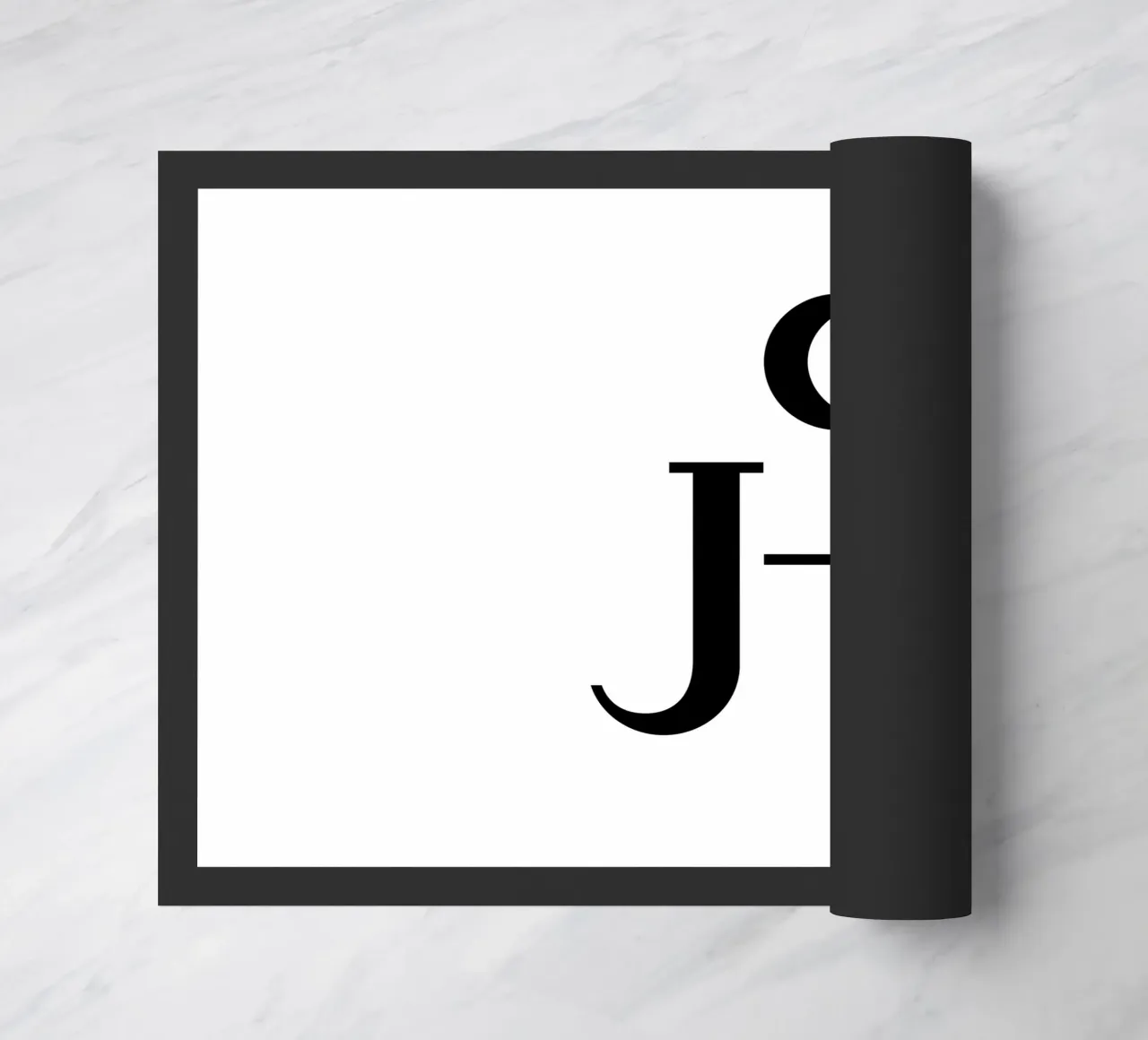 J & S Monogram - Arte e idee regalo personalizzate zerbino da StrindesignStudio