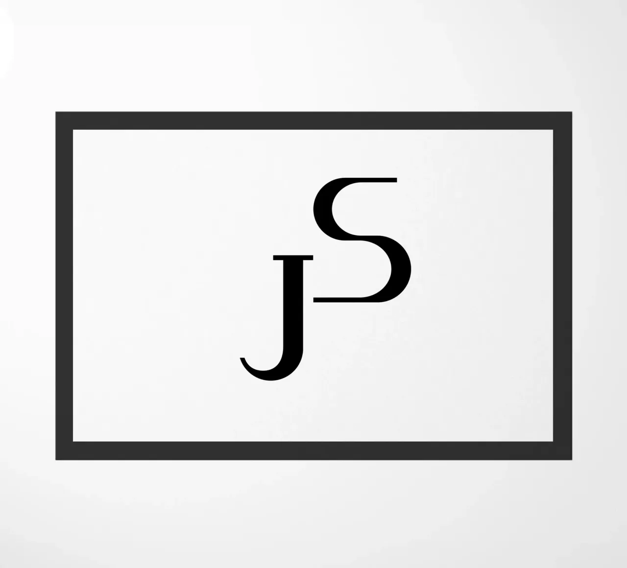 J & S Monogram - Arte e idee regalo personalizzate zerbino da StrindesignStudio