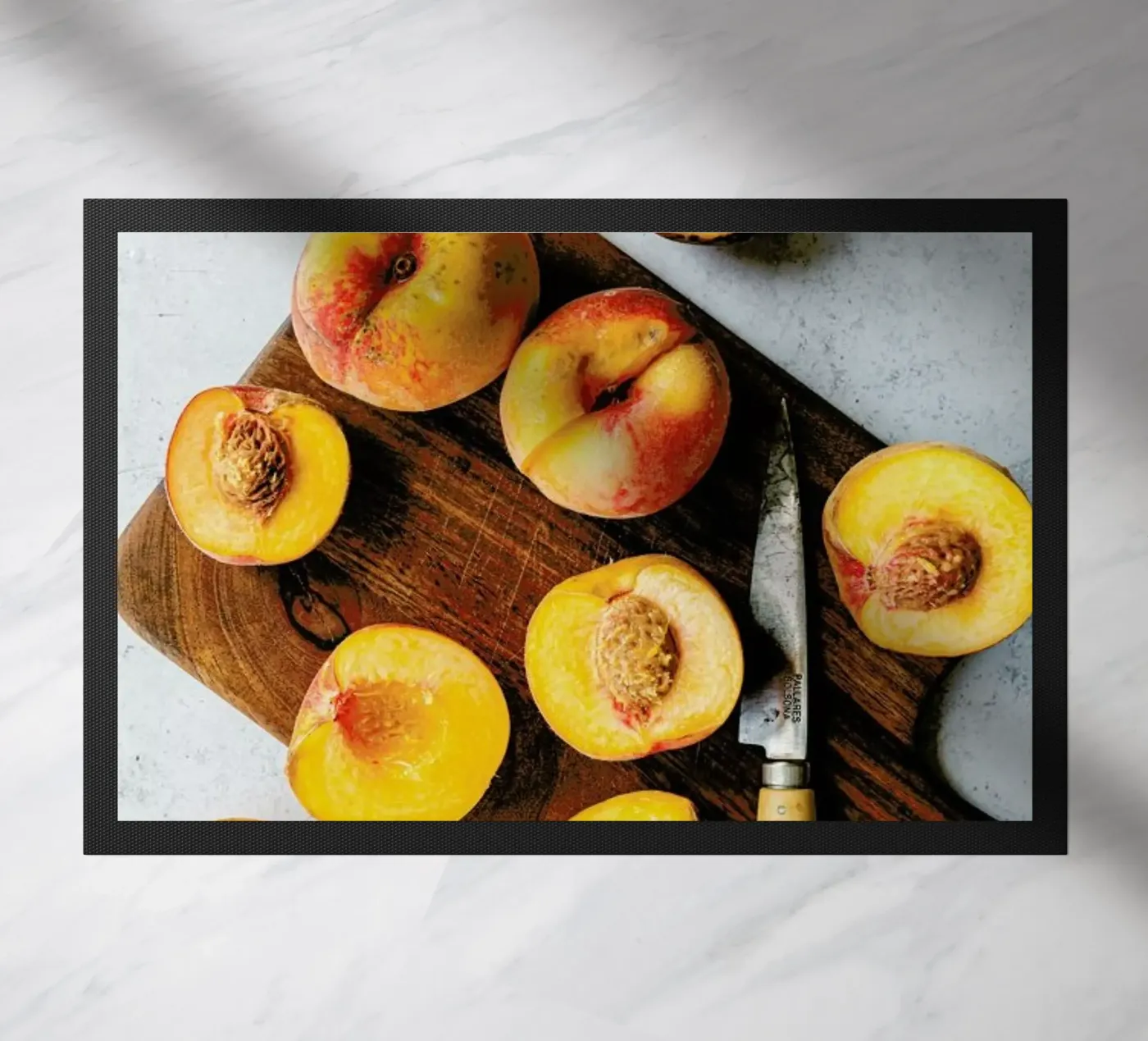 Pfirsiche doormat by Eat this