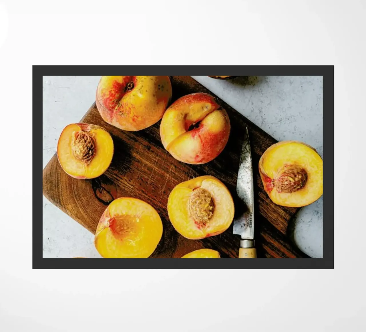 Pfirsiche doormat by Eat this