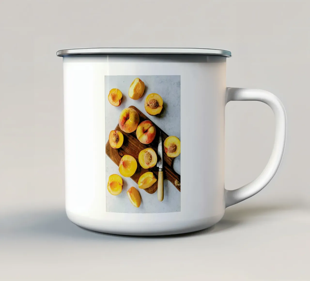 Pfirsiche tazza in smalto da Eat this