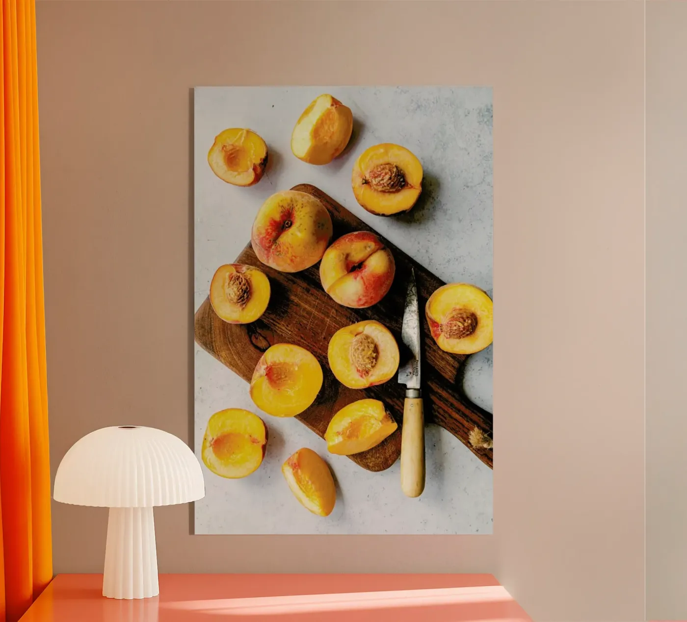 Pfirsiche plexiglas de Eat this