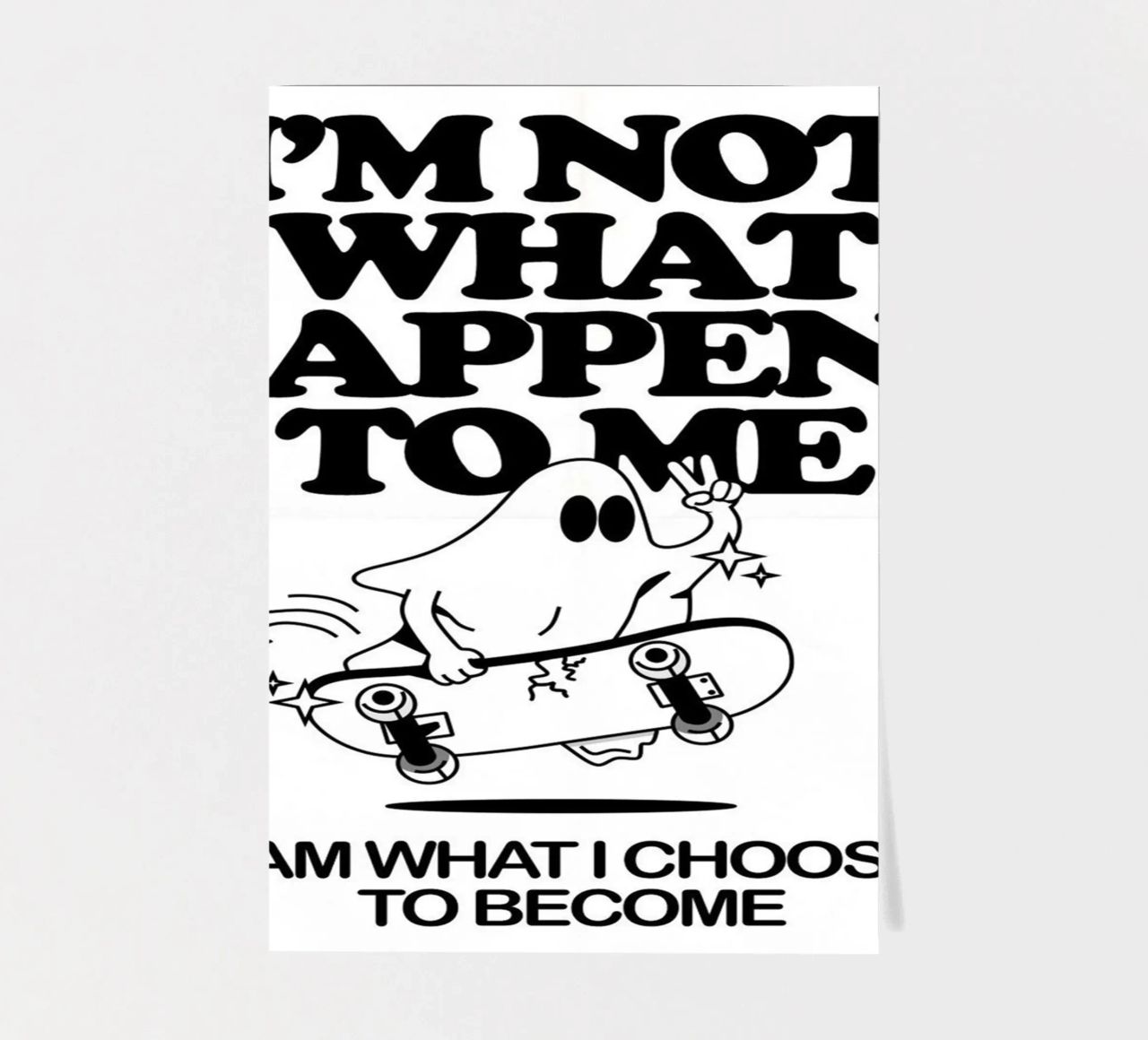 i'm not what happens to me,i'am what i choose to become sticker sheet by Andara shop