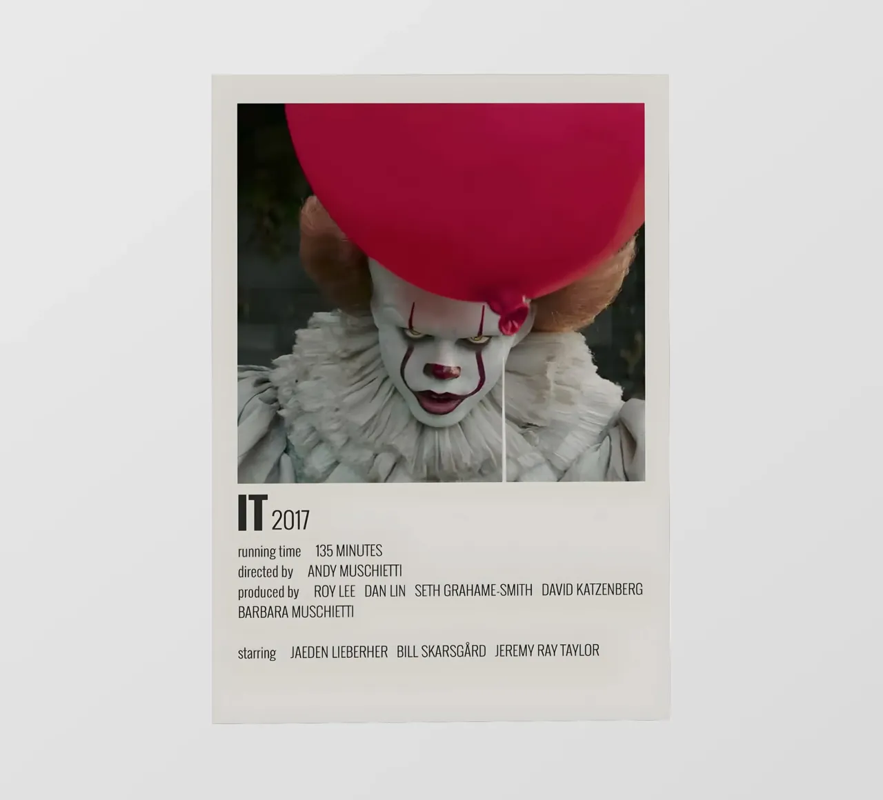 IT 2017 pellicola backlit da MVFminimalist