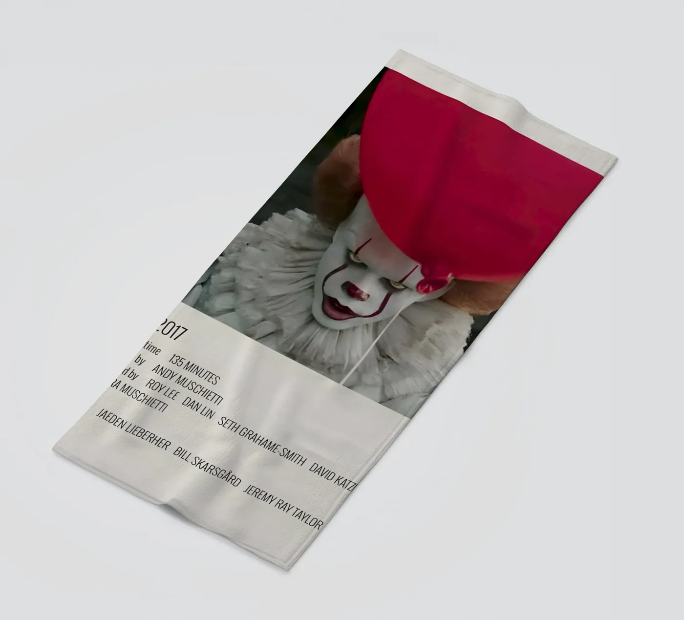 IT 2017 beach towel by MVFminimalist