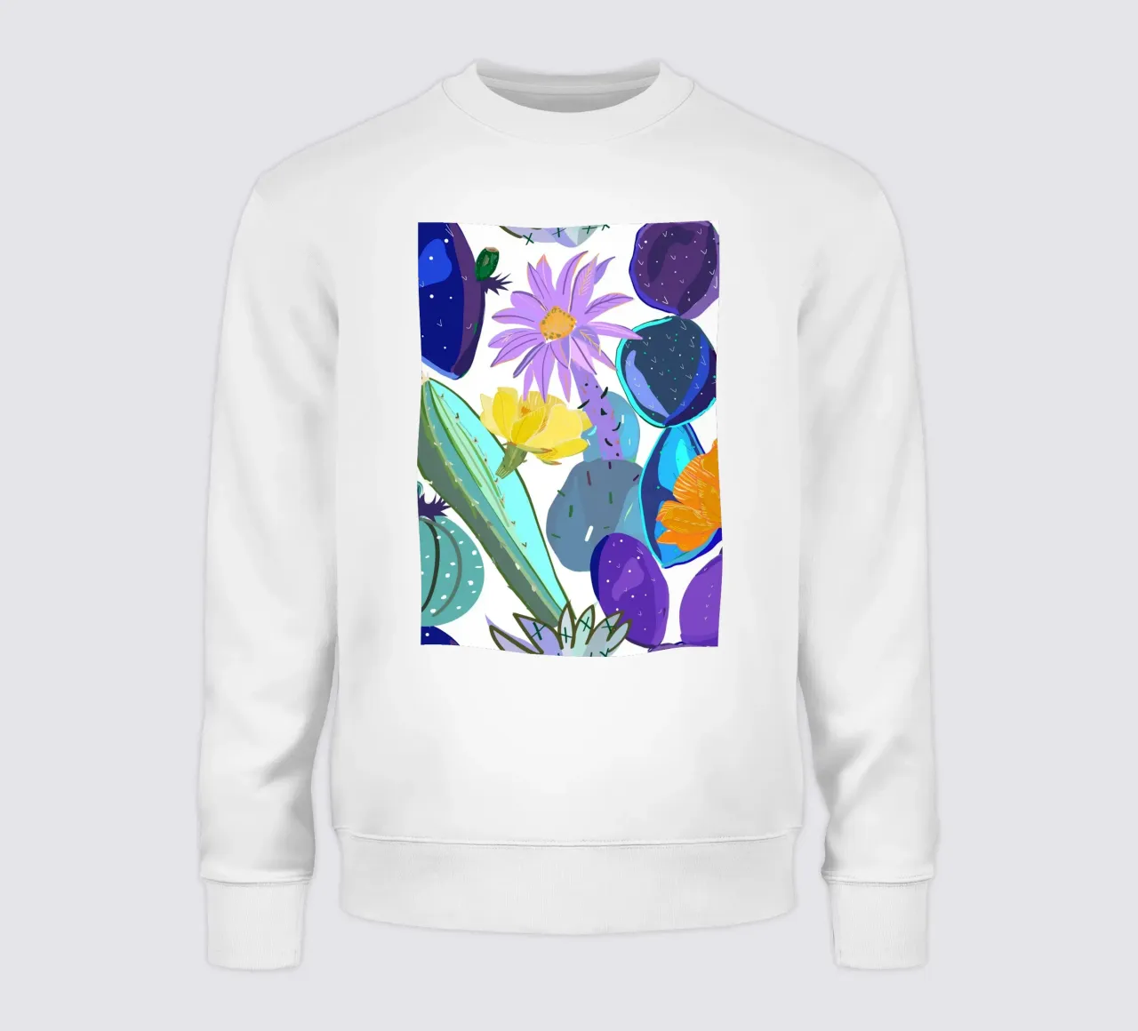 Cactus e succulente astratti felpa da gulsengunel