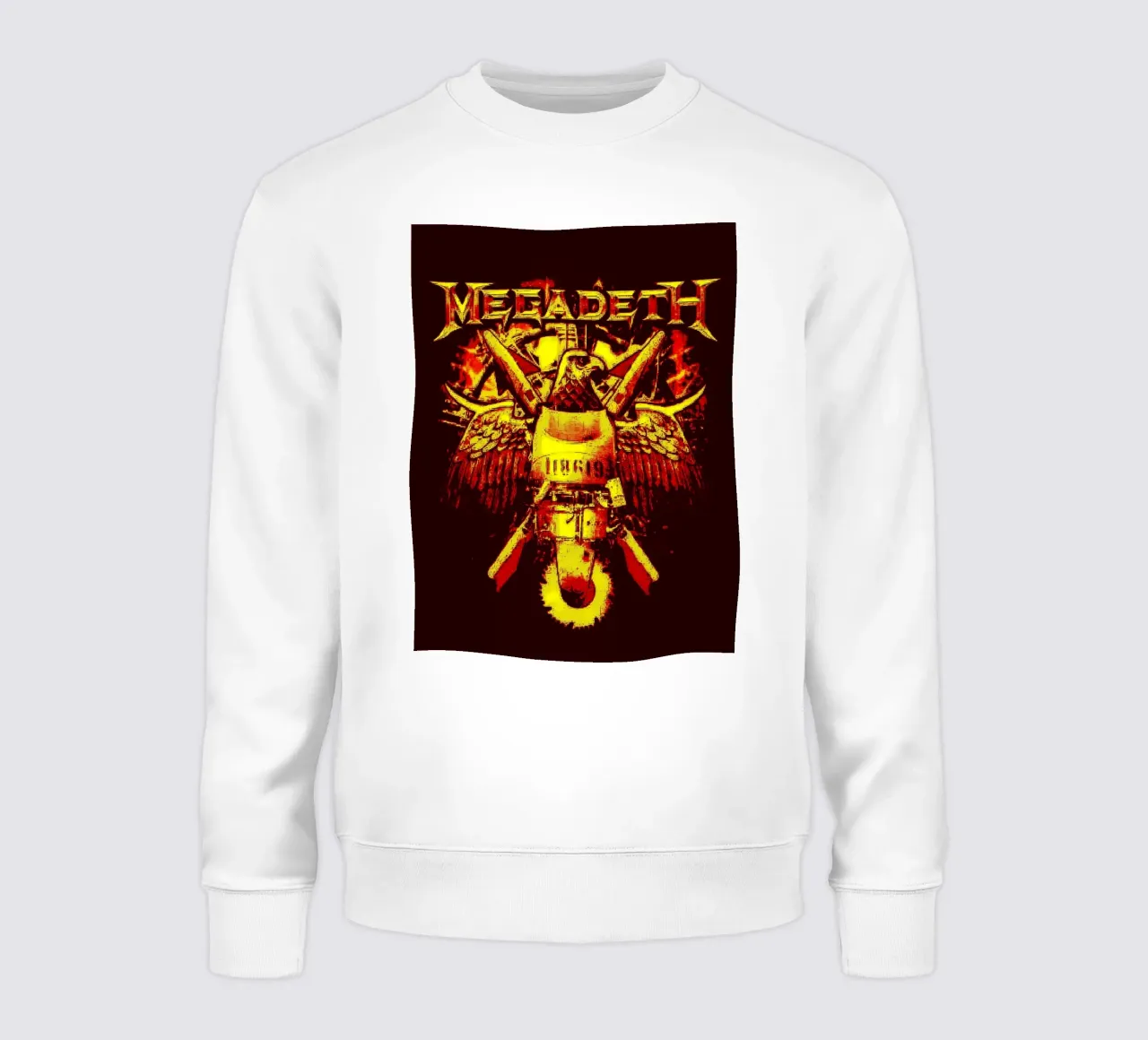 megadeth band art felpa da vanhesling