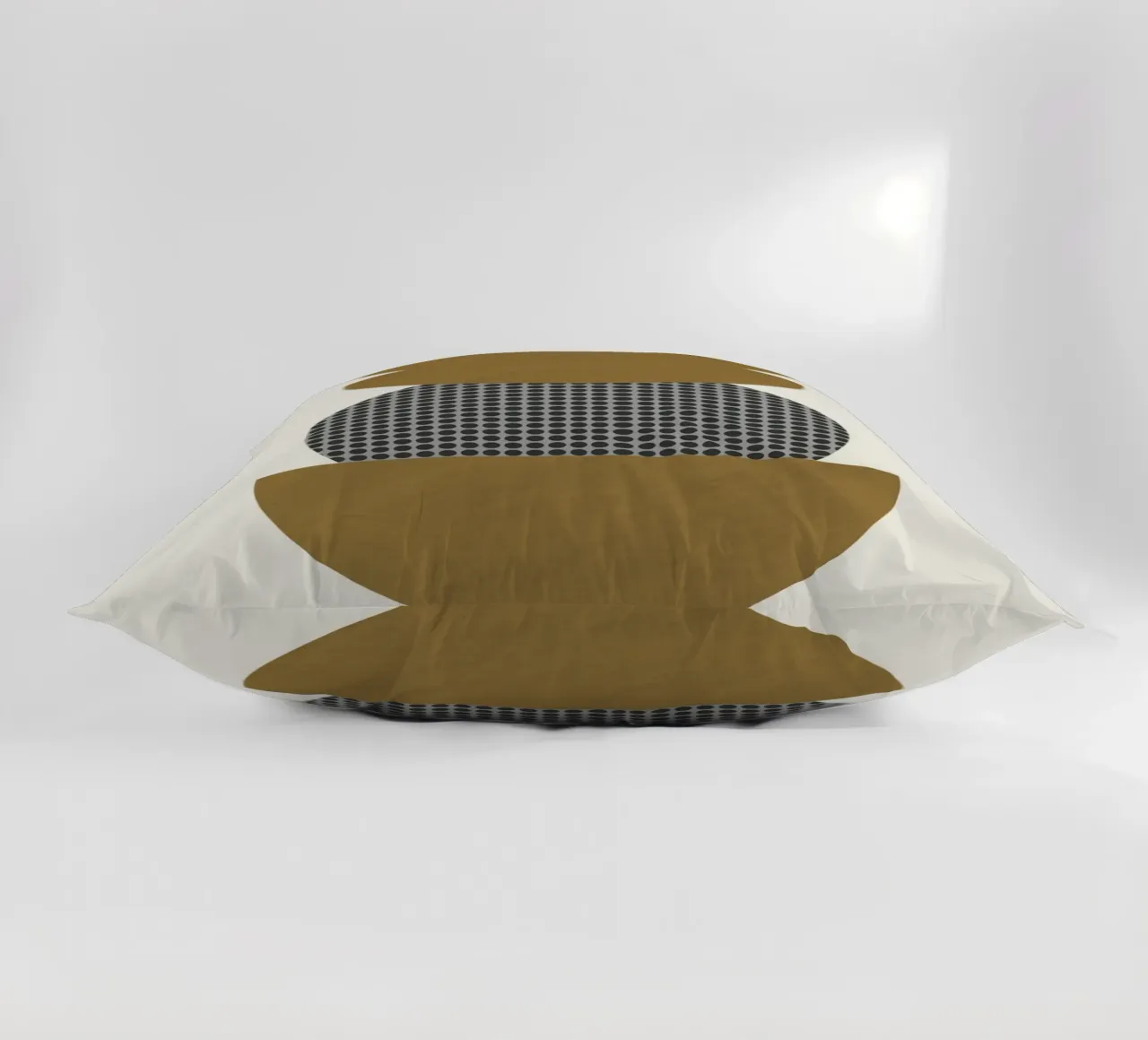 Luxe oker en grijs nordic art 10 kussen van Little Dean
