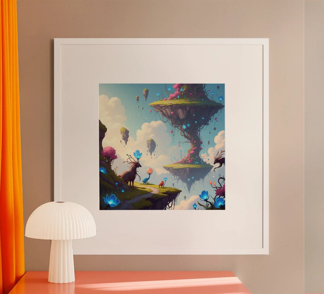Wo die Träume fliegen Poster von graphic design