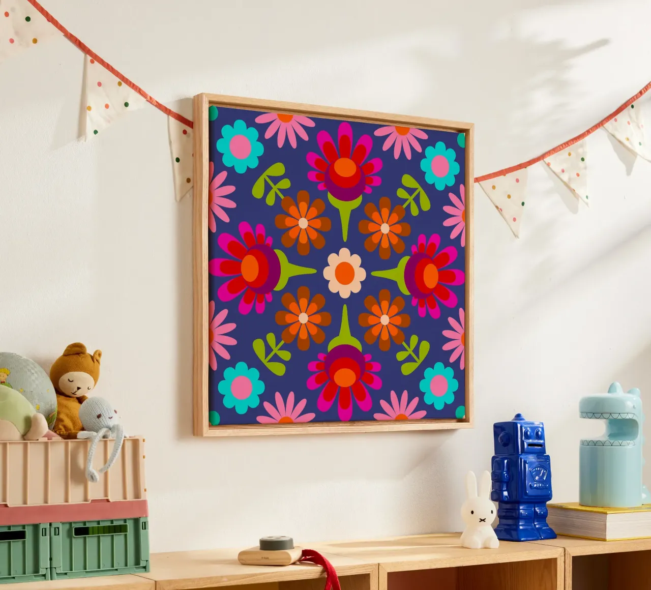 paati canvas met Baklijst van fummelhummel