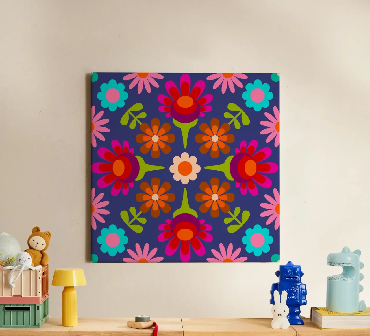 paati canvas met Baklijst van fummelhummel