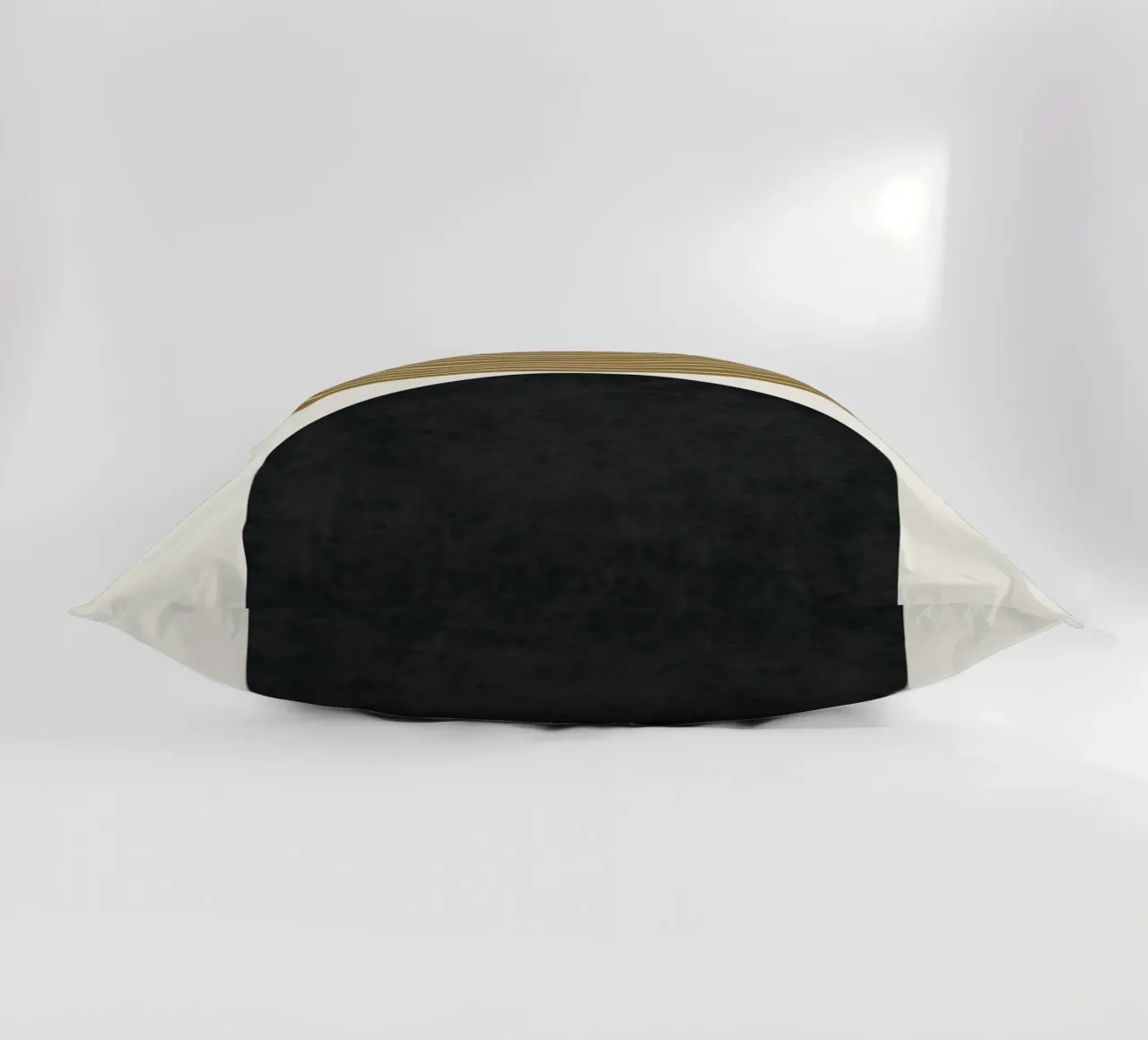Luxury ochre and grey nordic art 11 decorative cushion by Little Dean