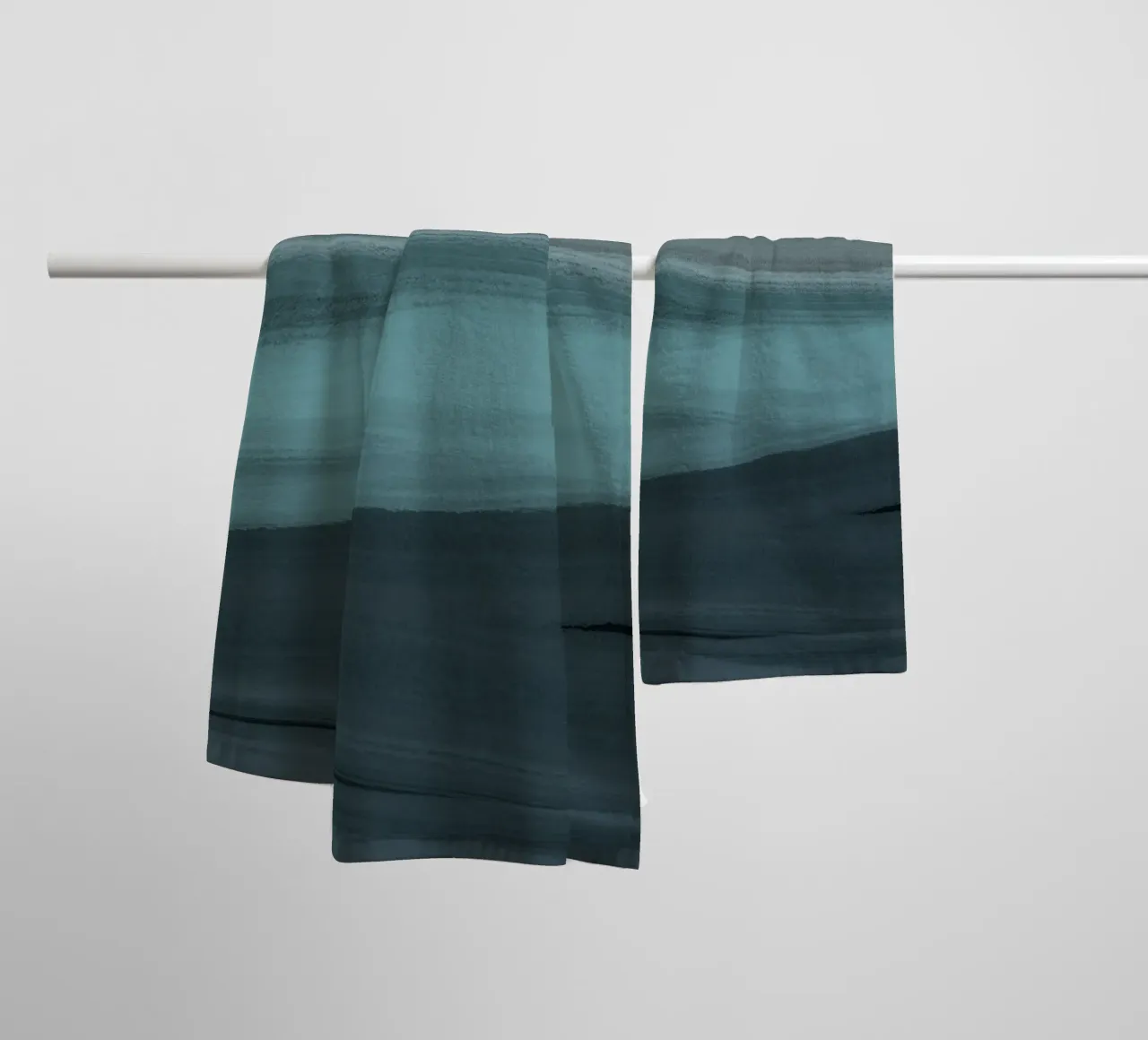 Color of waves towel by Little Dean