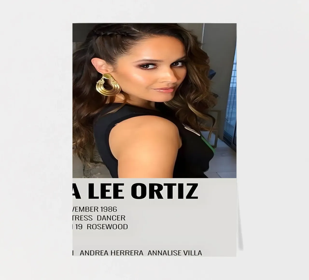 JAINA LEE ORTIZ Stickerbogen von MVFminimalist