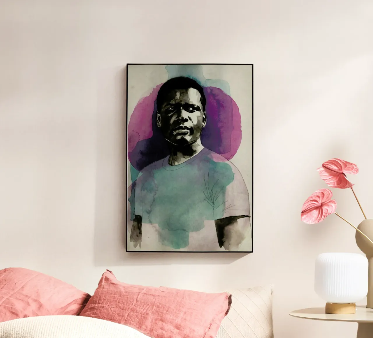 Sidney Poitier plexiglass da David Diehl