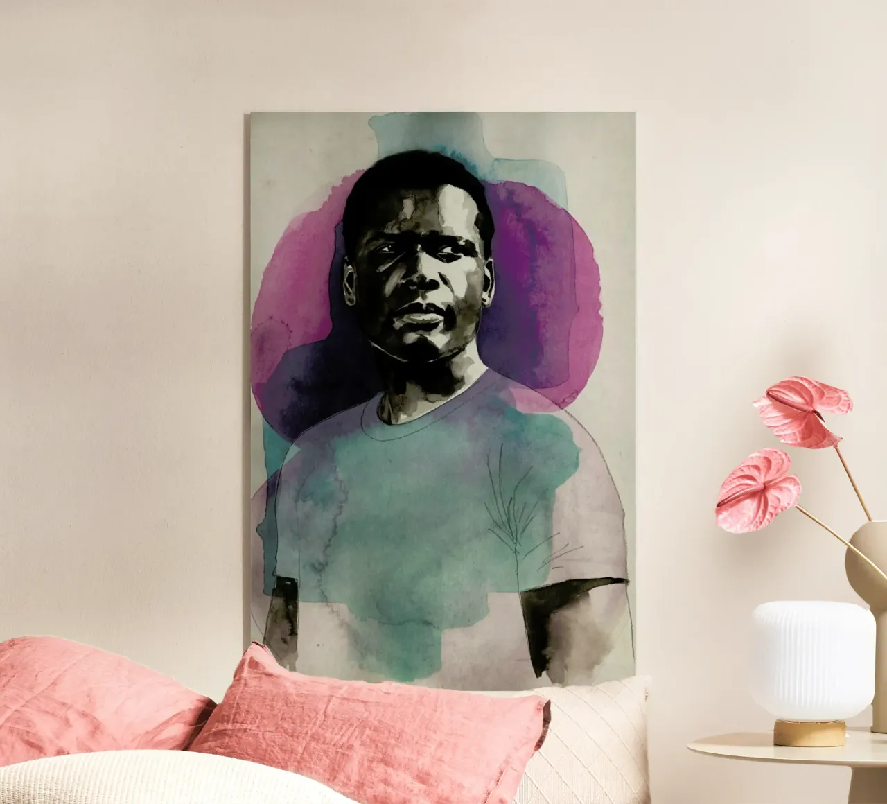 Sidney Poitier plexiglass da David Diehl