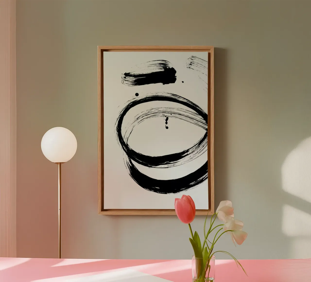 Strom canvas met Baklijst van STUDIO LEEMO