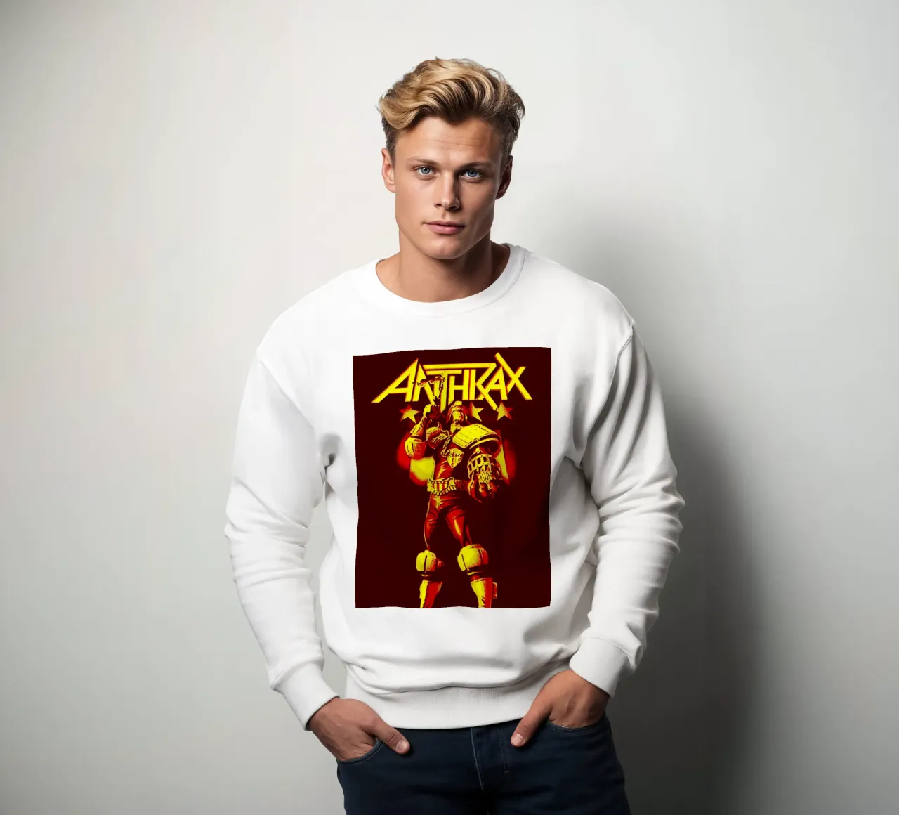 anthrax band art sweatshirt by vanhesling