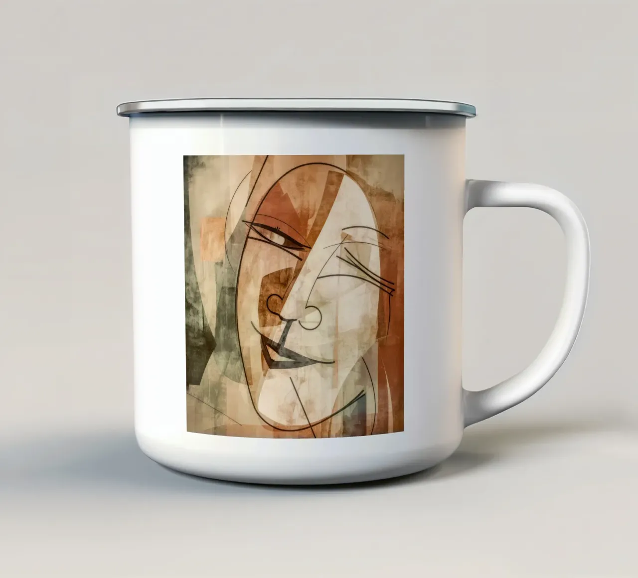 Arte da parete di Imagine tazza in smalto da Imagine