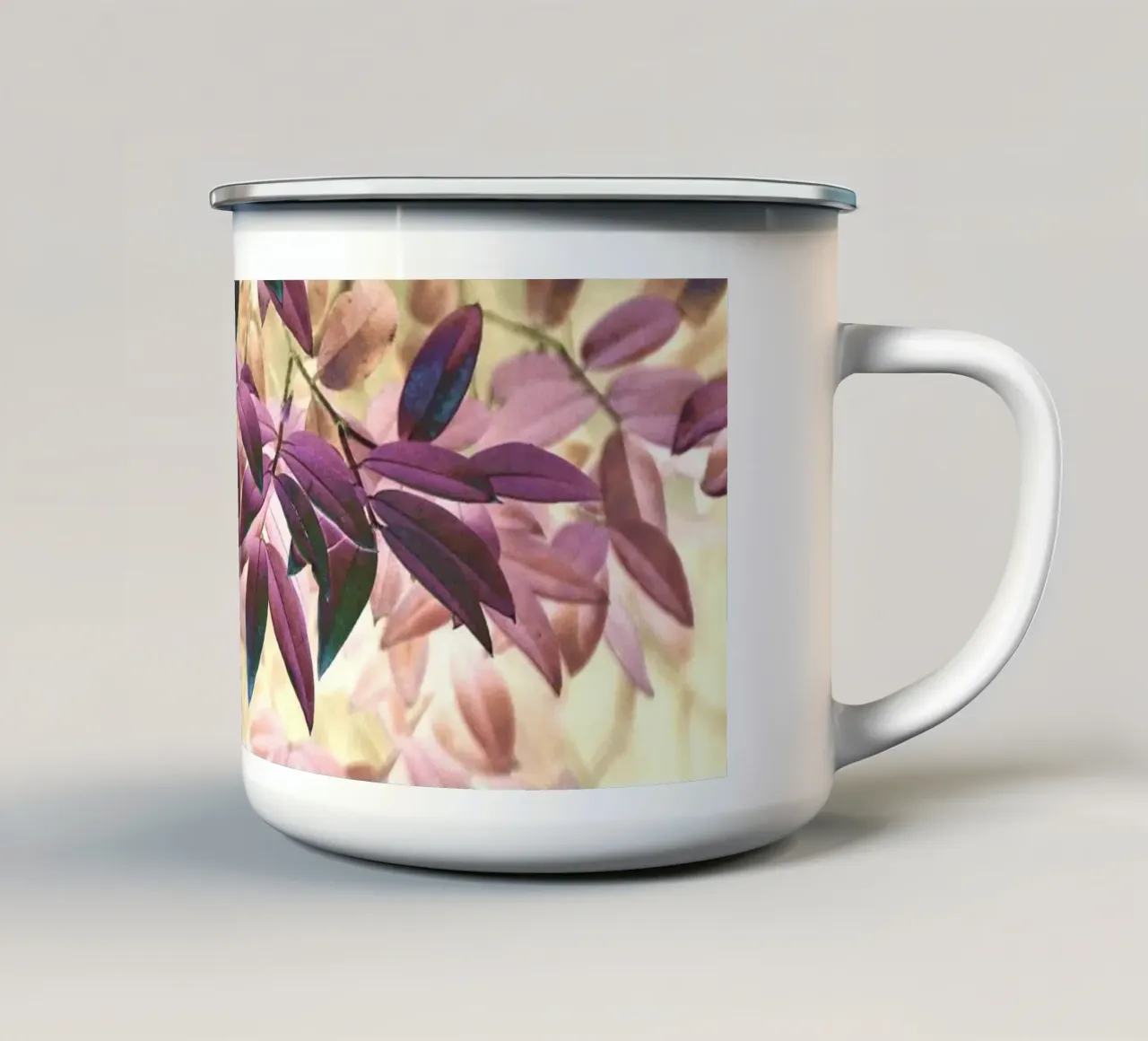 Rouge Foliage tazza in smalto da adrianooliveiraphoto