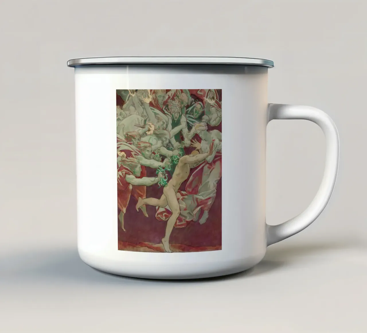 Study for the Museum tazza in smalto da vintageshop