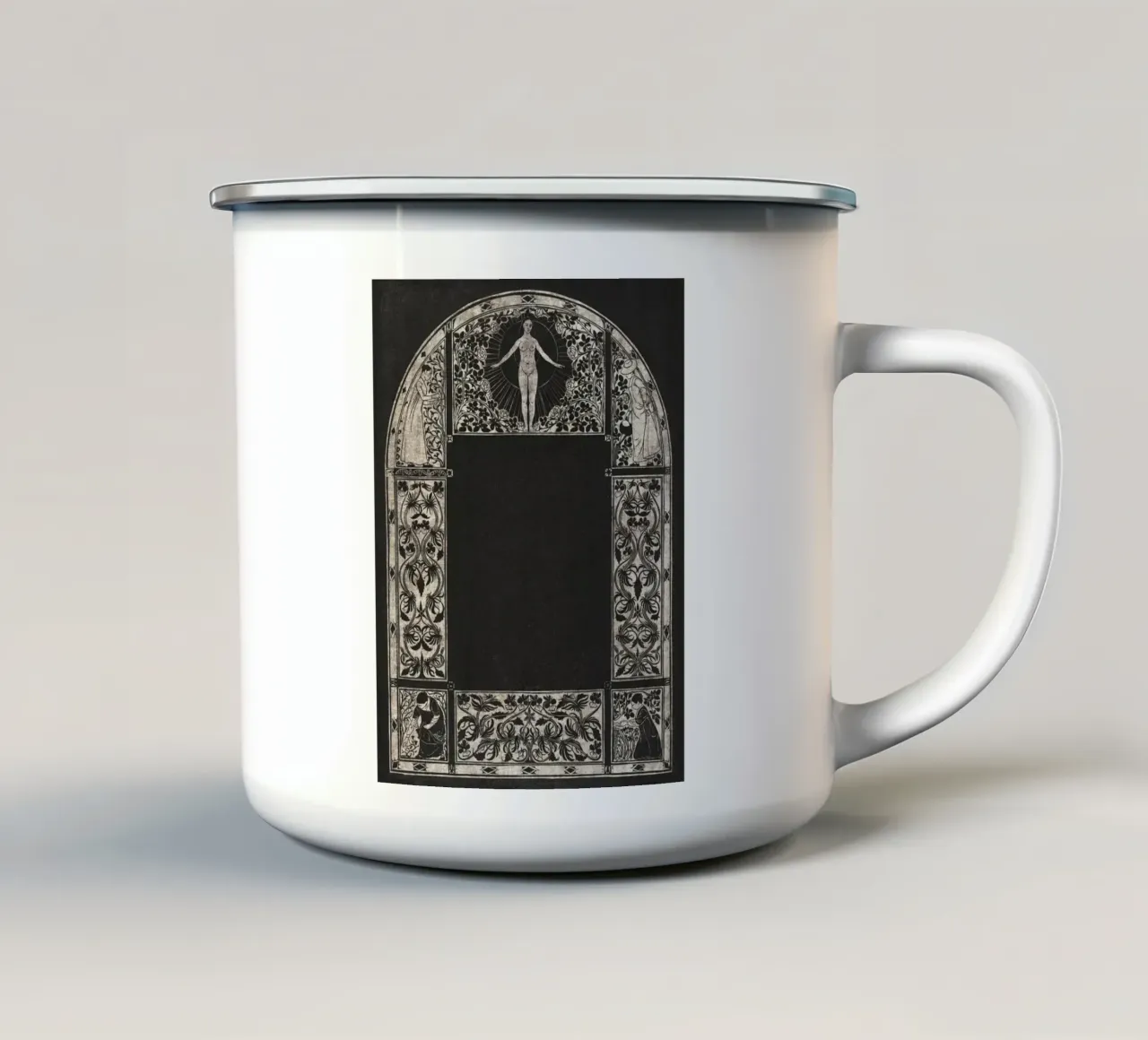 Frame of calendar tazza in smalto da vintageshop