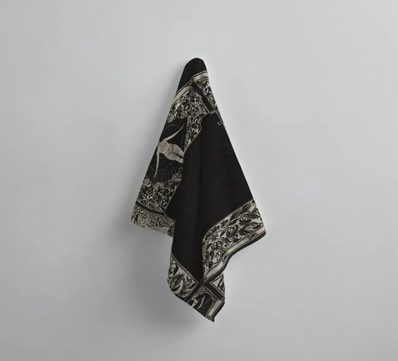 Frame of calendar asciugamano da bagno da vintageshop