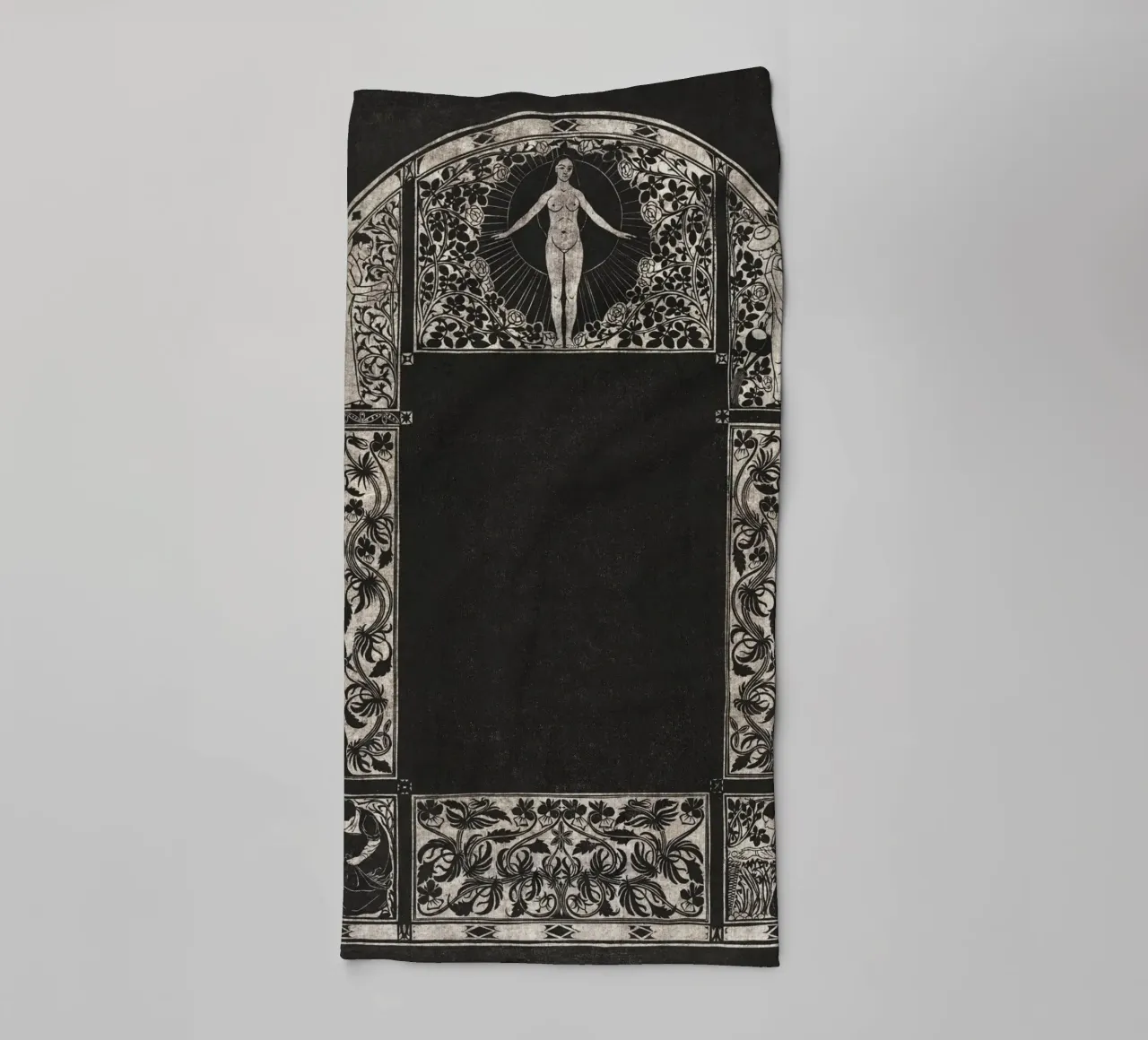 Frame of calendar asciugamano da bagno da vintageshop