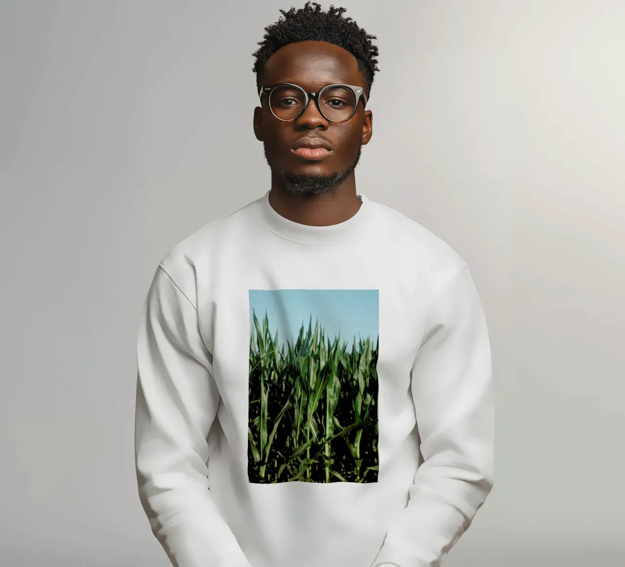Analog Series Corn Fields felpa da Sebastian Hilgetag