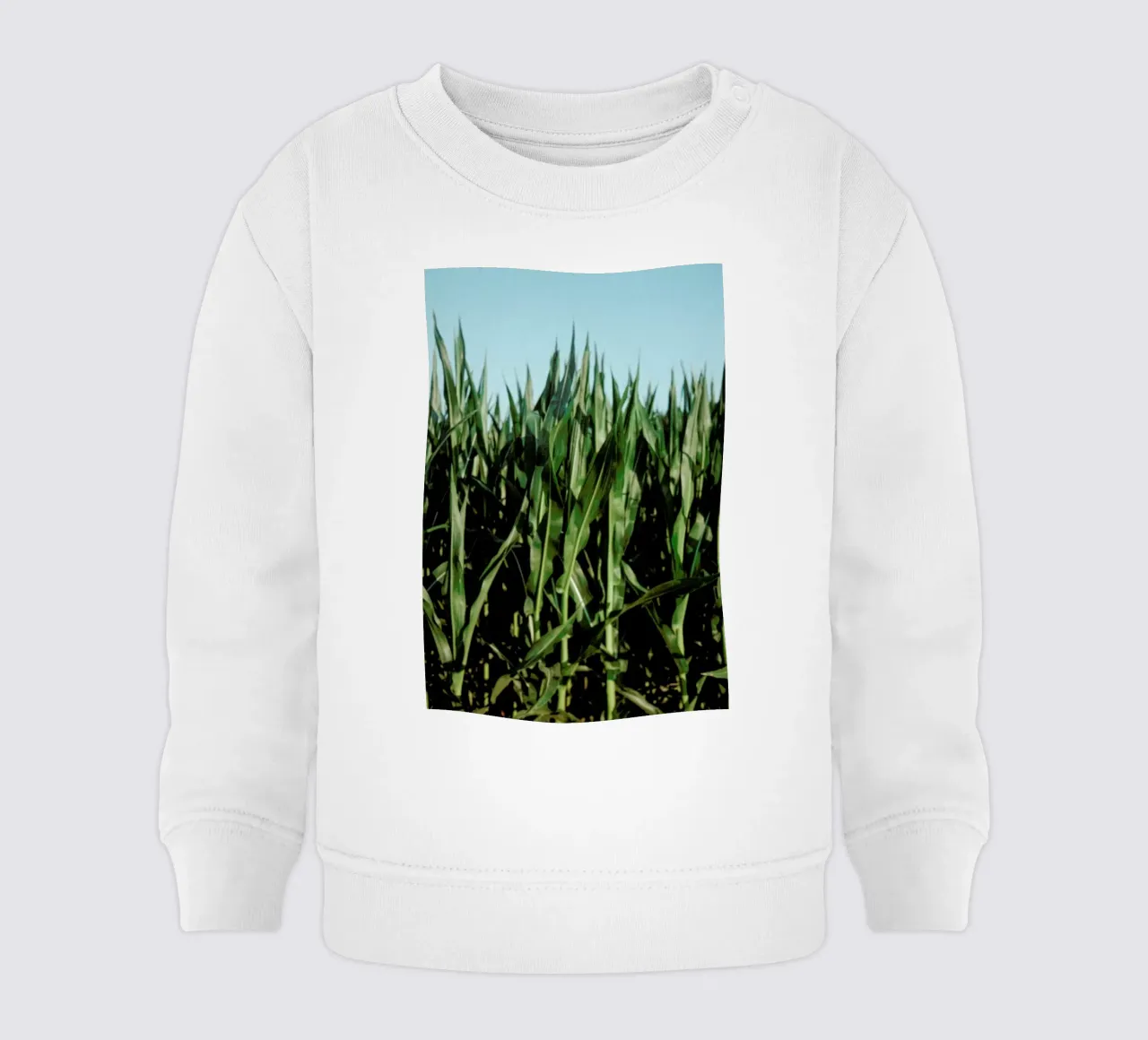 Analog Series Corn Fields felpa neonato da Sebastian Hilgetag