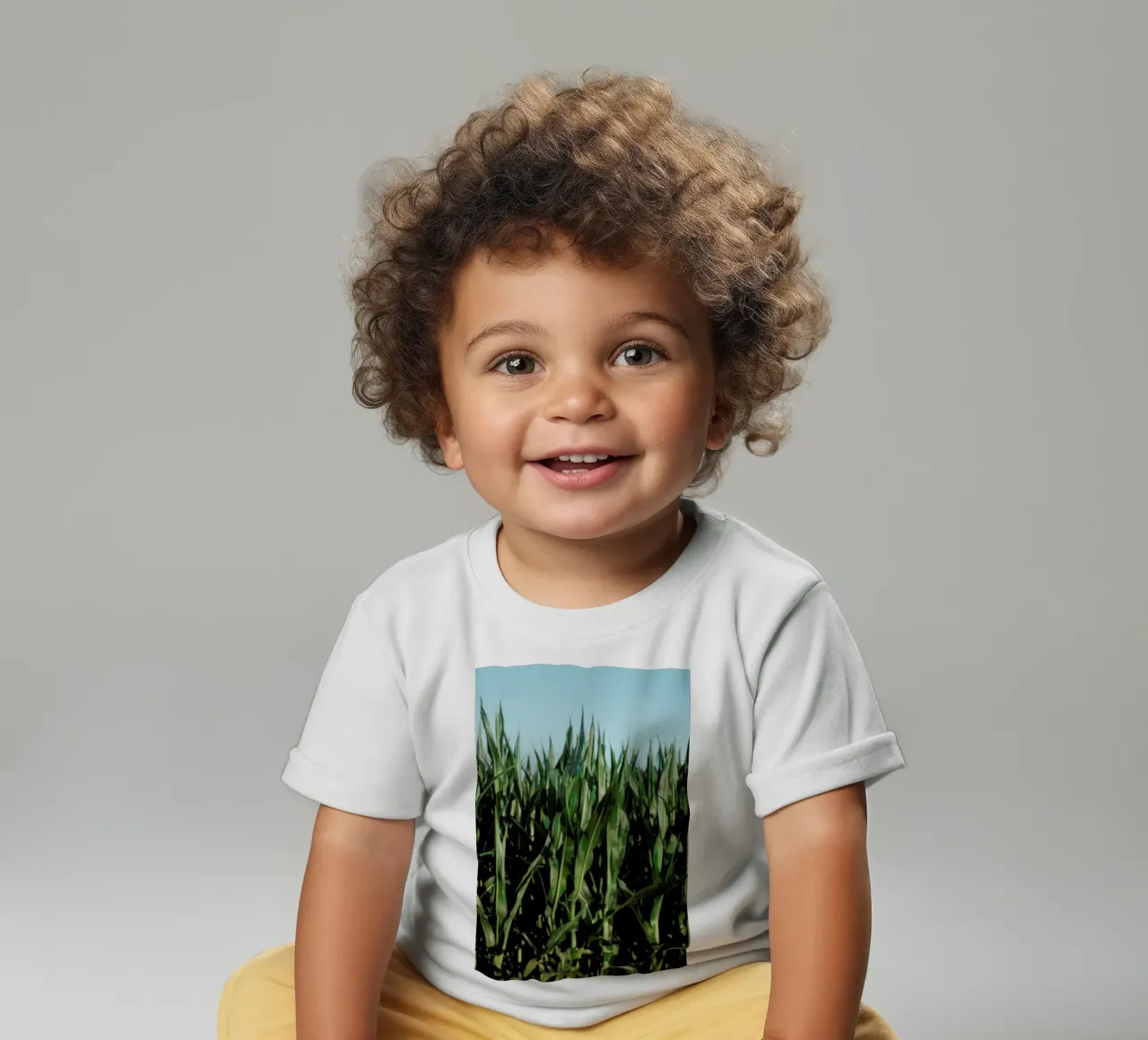 Analog Series Corn Fields maglietta neonato da Sebastian Hilgetag