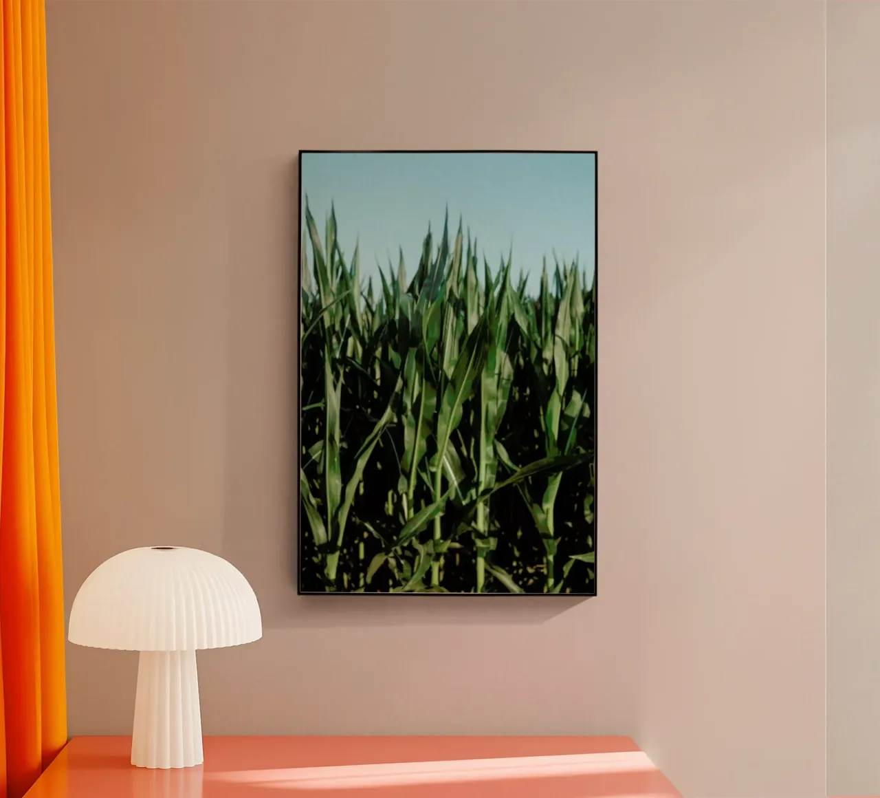 Analog Series Corn Fields plexiglass da Sebastian Hilgetag