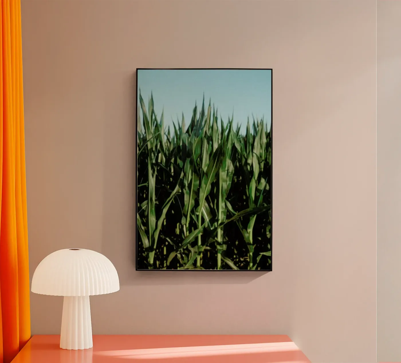 Analog Series Corn Fields acryl van Sebastian Hilgetag