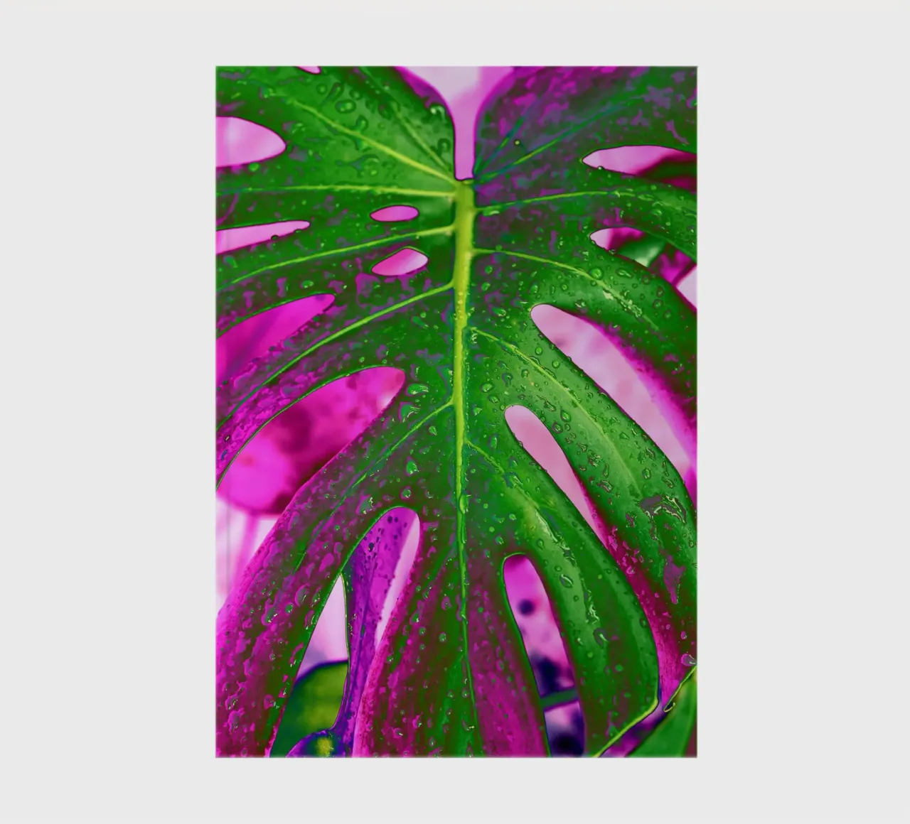 Monstera Leaf Pink notebook by adrianooliveiraphoto