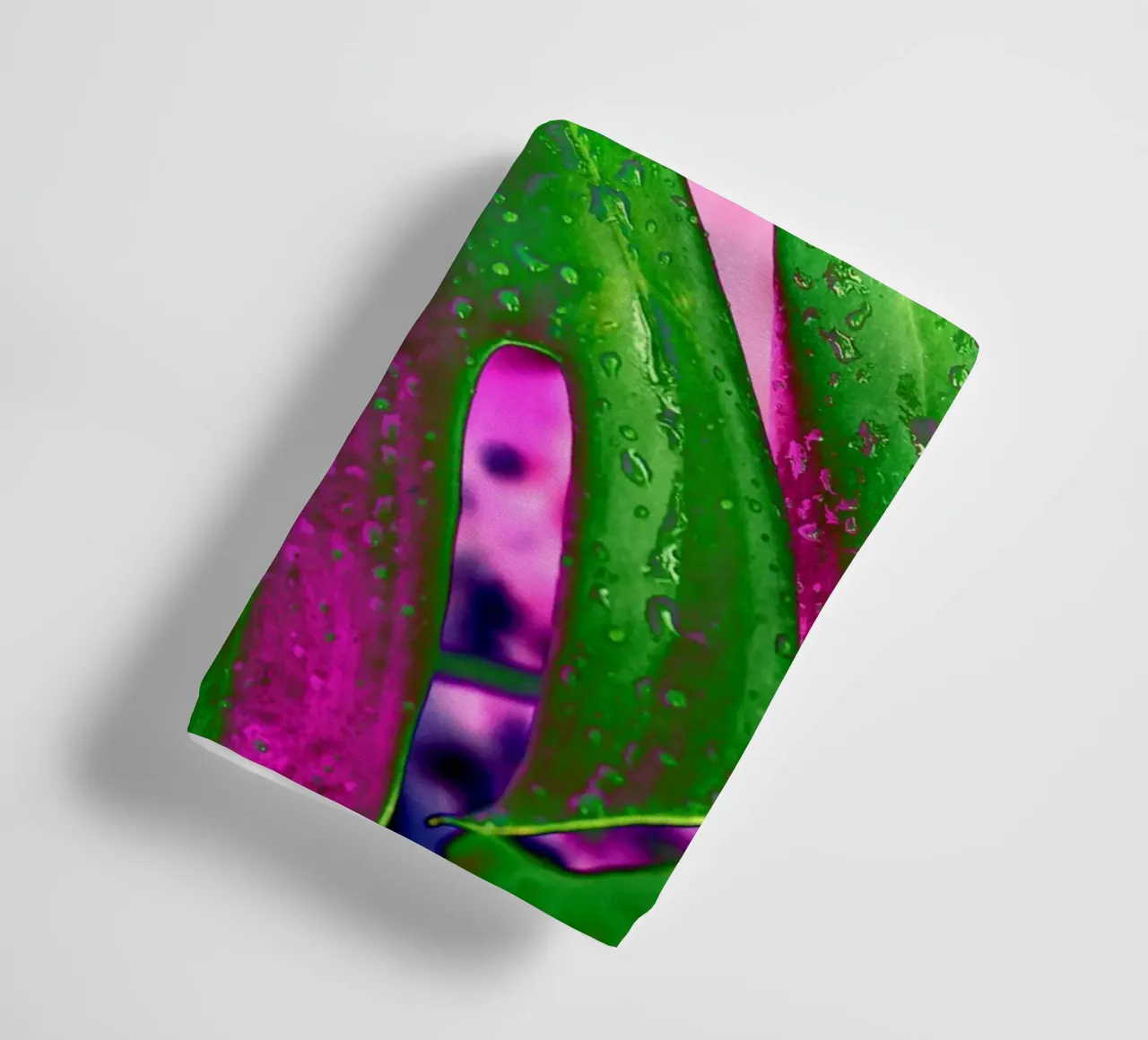 Monstera Leaf Pink towel by adrianooliveiraphoto