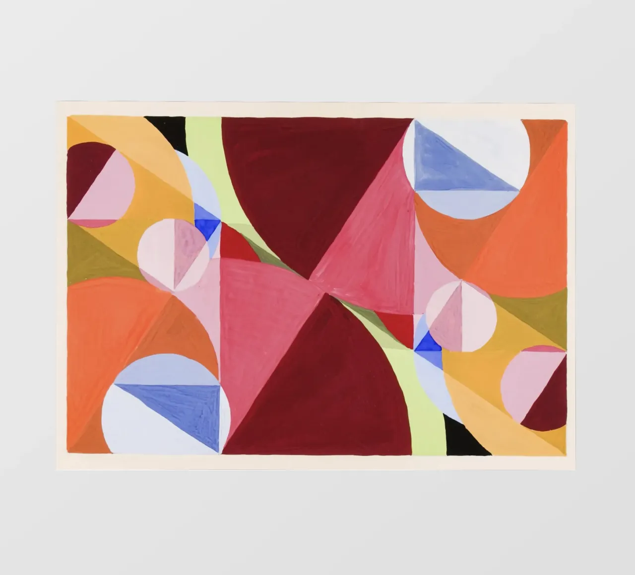 abstract colorful telo in pvc da vintageshop