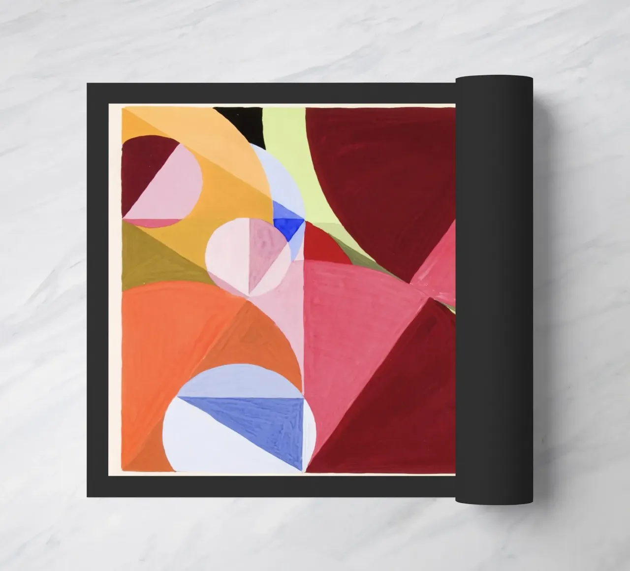abstract colorful zerbino da vintageshop