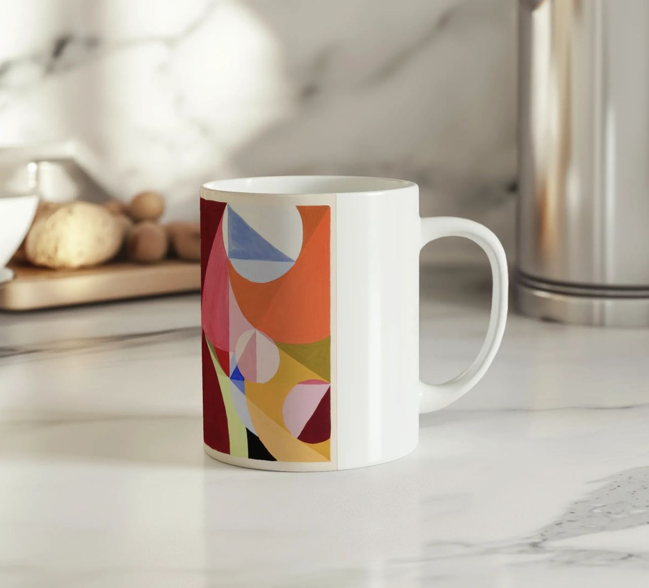 abstract colorful tazza in ceramica da vintageshop