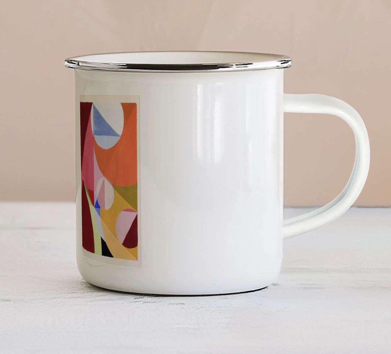 abstract colorful tazza in smalto da vintageshop
