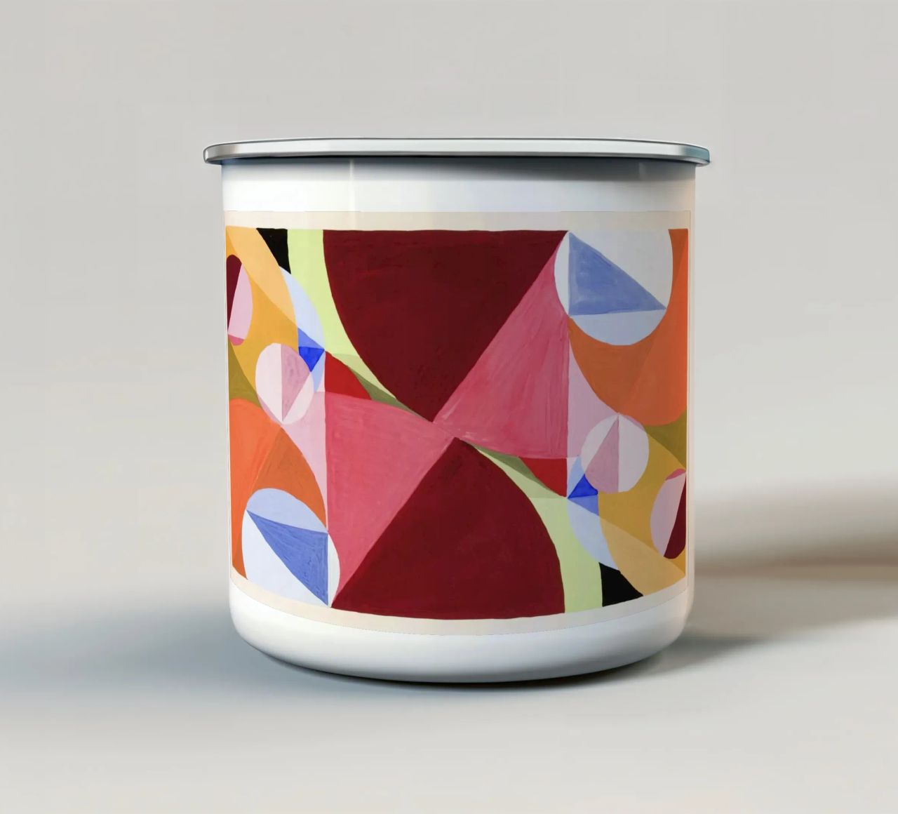 abstract colorful tazza in smalto da vintageshop